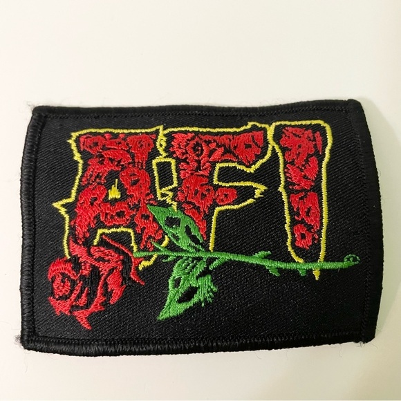 Vtg AFI Rose Patch Despair Faction Band Patch - Picture 2 of 9